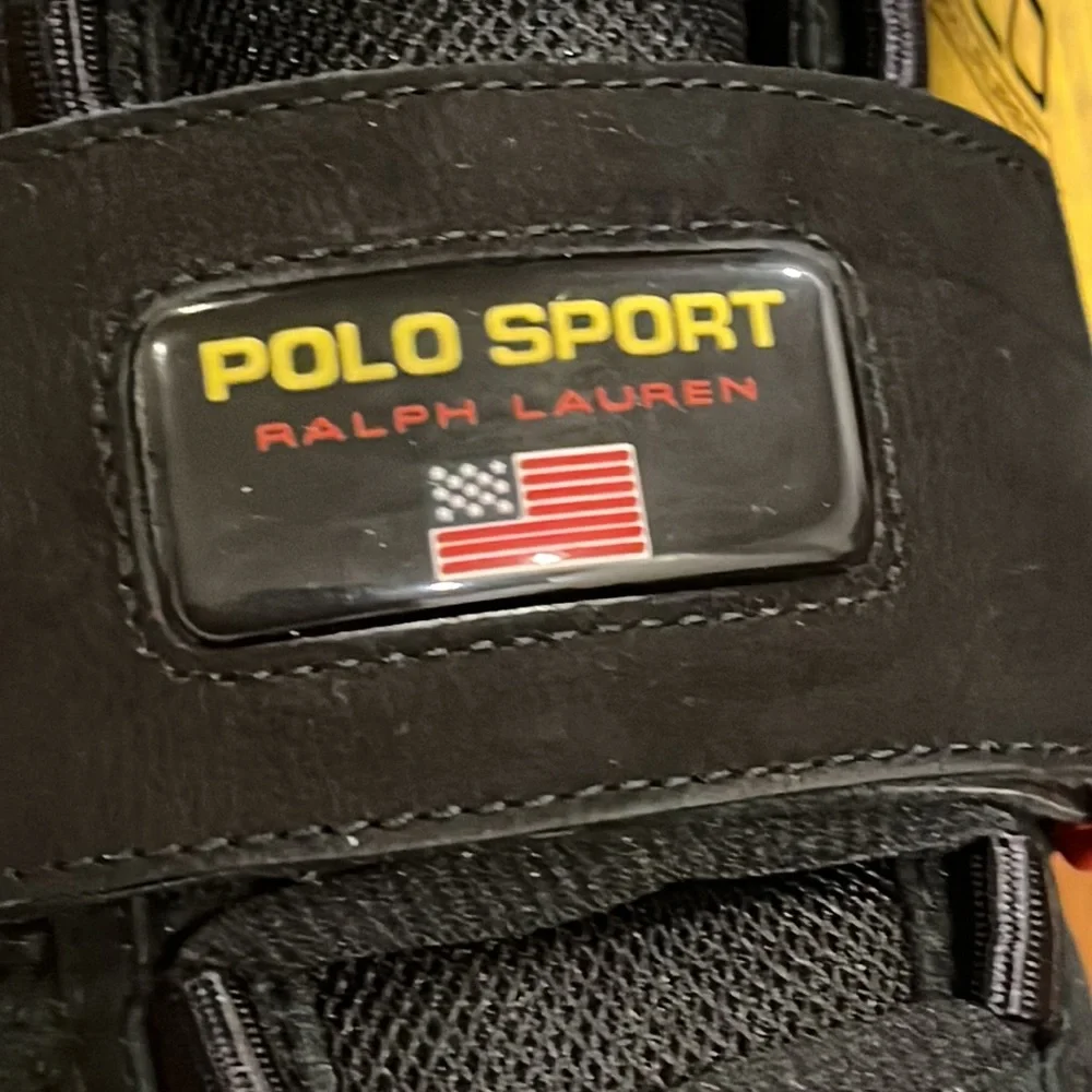 Polo Sport Ralph Lauren PS100 SK HTL shoes sneakers new nubuck black Men Size 9